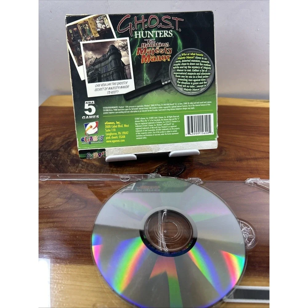 Ghost Hunters The Haunting of Majesty Manor PC Tested Video Game Used‎